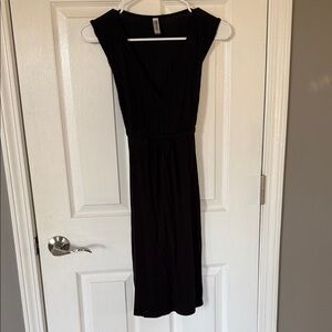 Chic Black Midi Dress